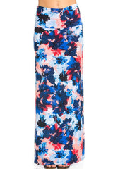 Niobe Clothing Lively Floral Printed Maxi Skirt - Skirts