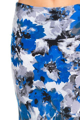 Niobe Clothing Royal Floral Printed Maxi Skirt - Skirts