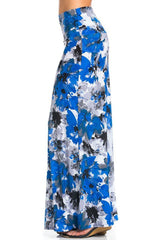 Niobe Clothing Royal Floral Printed Maxi Skirt - Skirts