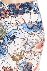 Niobe Clothing Light Mosaic Floral Printed Maxi Skirt - Skirts