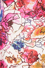 Niobe Clothing Sunset Mosaic Floral Printed Maxi Skirt - Skirts