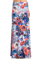 Niobe Clothing Sunset Blossom Printed Maxi Skirt - Skirts