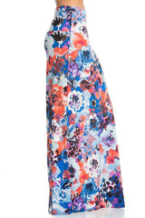 Niobe Clothing Sunset Blossom Printed Maxi Skirt - Skirts