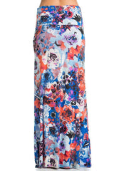 Niobe Clothing Sunset Blossom Printed Maxi Skirt - Skirts