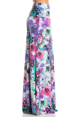 Niobe Clothing Pastel Blossom Printed Maxi Skirt - Skirts