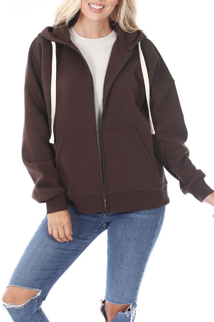 Niobe Clothing Zipper Hoodie Sweat Jacket - Coats & Jackets sb_outerwear