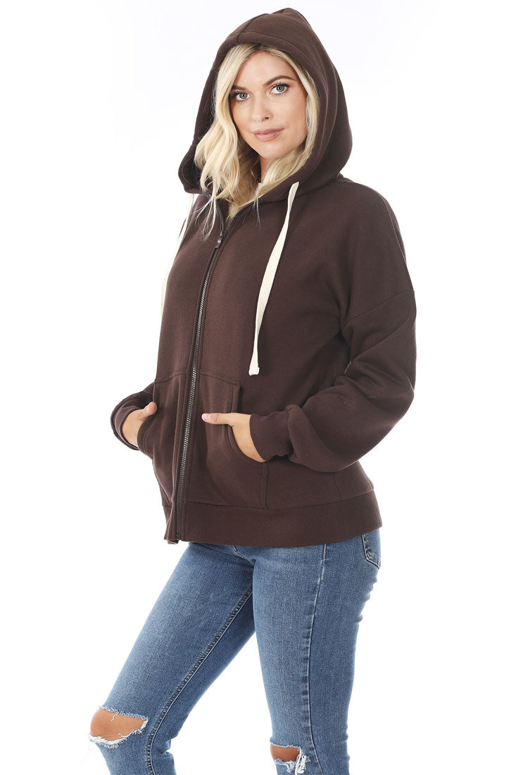 Niobe Clothing Zipper Hoodie Sweat Jacket - Coats & Jackets sb_outerwear