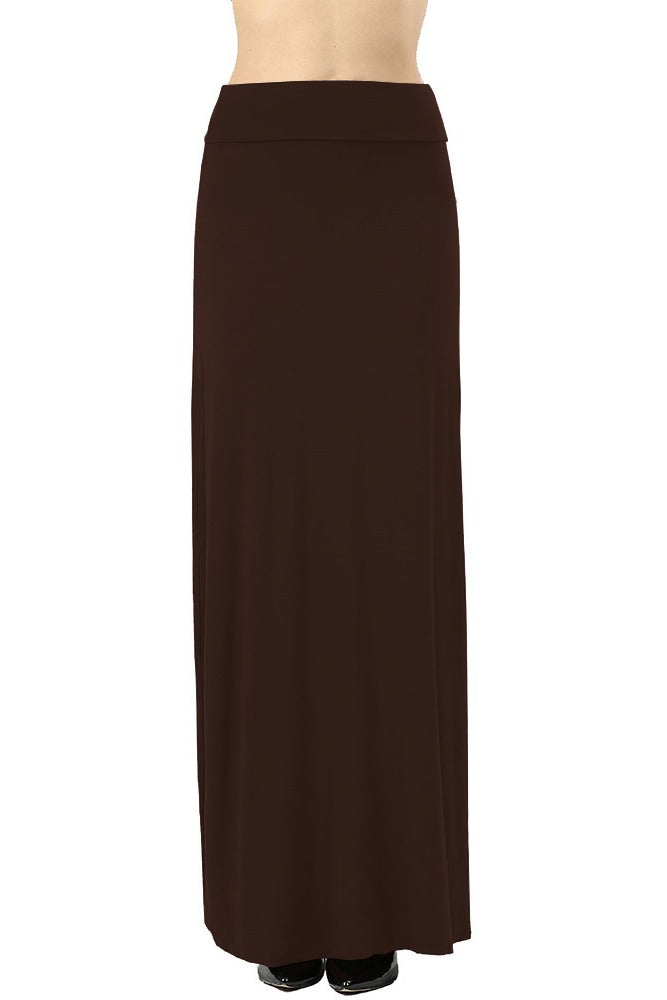 Zenana Draped Rayon Maxi Skirt - Skirts sb_bottoms
