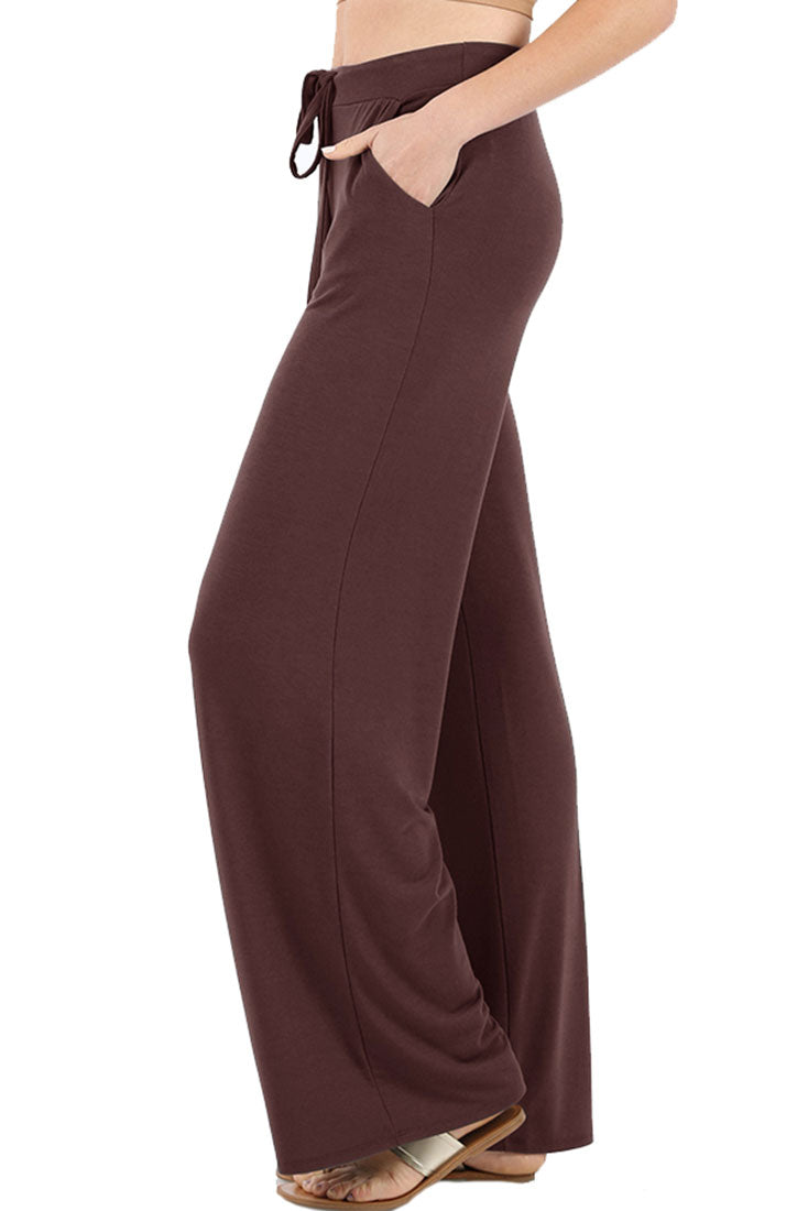 Zenana Casual Loose Fit Comfortable Lounge Pajama Pants - sb_bottoms