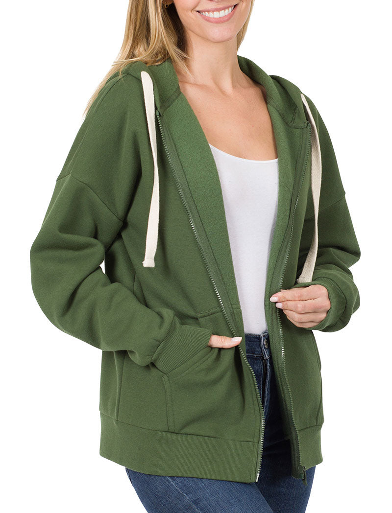 Niobe Clothing Zipper Hoodie Sweat Jacket - Coats & Jackets sb_outerwear
