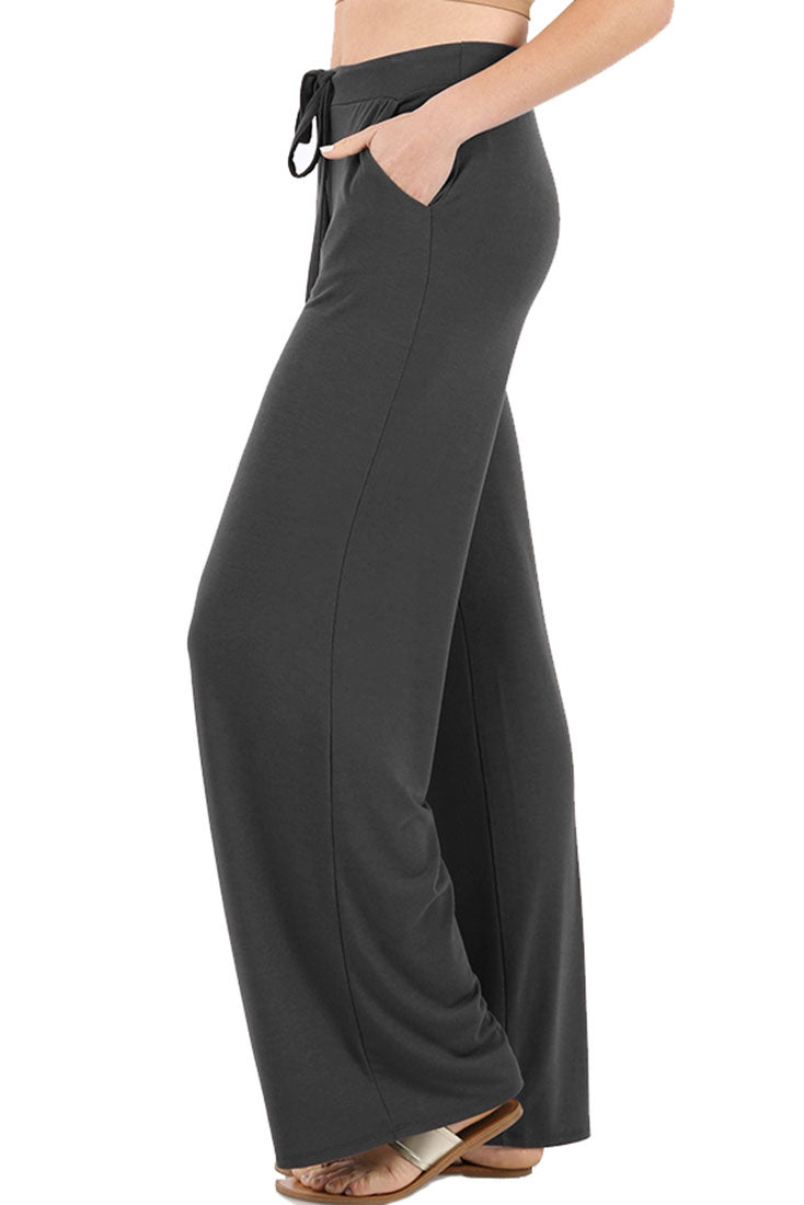 Zenana Casual Loose Fit Comfortable Lounge Pajama Pants - sb_bottoms
