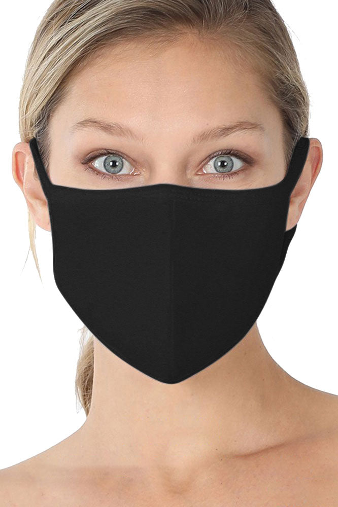 Niobe Clothing Unisex Reusable Cotton Cloth Face Mask w/ Filter Pocket - Fashion Face Masks Face Mask