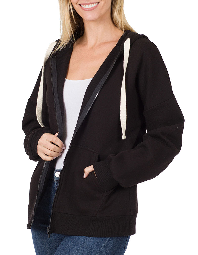 Niobe Clothing Zipper Hoodie Sweat Jacket - Coats & Jackets sb_outerwear