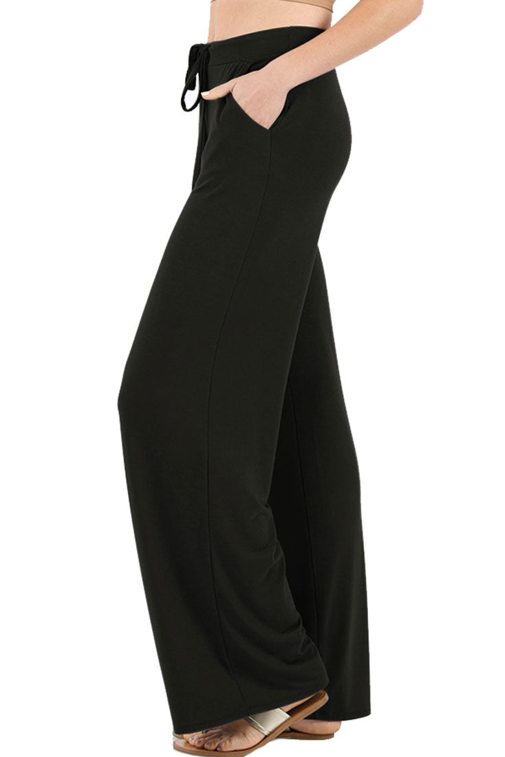 Zenana Casual Loose Fit Comfortable Lounge Pajama Pants - sb_bottoms