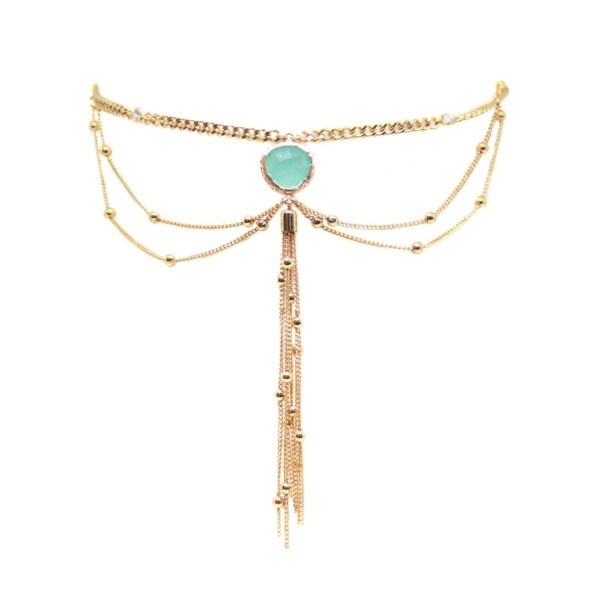 Ettika Gypsy Queen Choker in Gold - Necklace