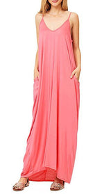 Love In Harem Maxi Dress with Pockets - dress
