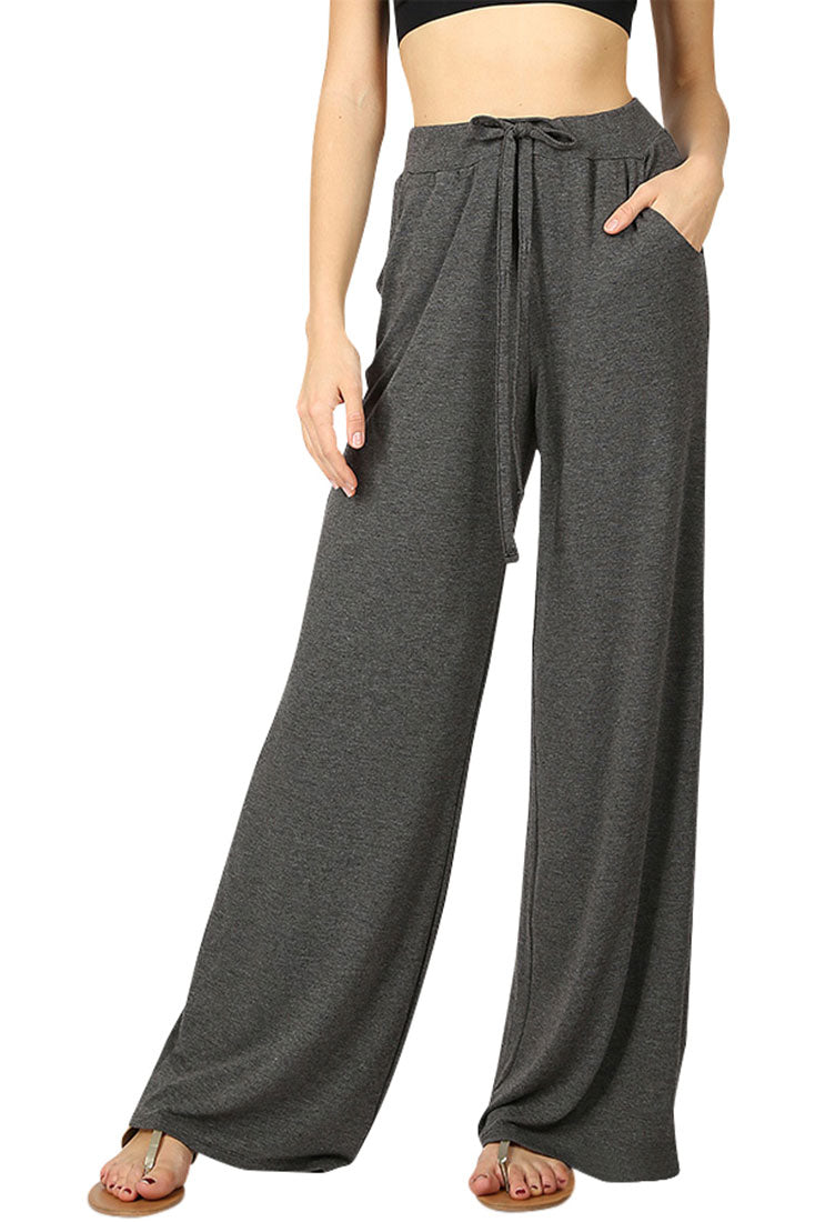 Zenana Casual Loose Fit Comfortable Lounge Pajama Pants - sb_bottoms