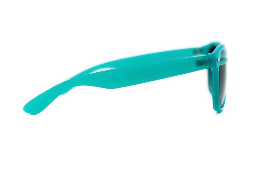 Niobe Clothing Unisex Beach Party Double Stripe Plastic Wayfarer Sunglasses - Sunglasses