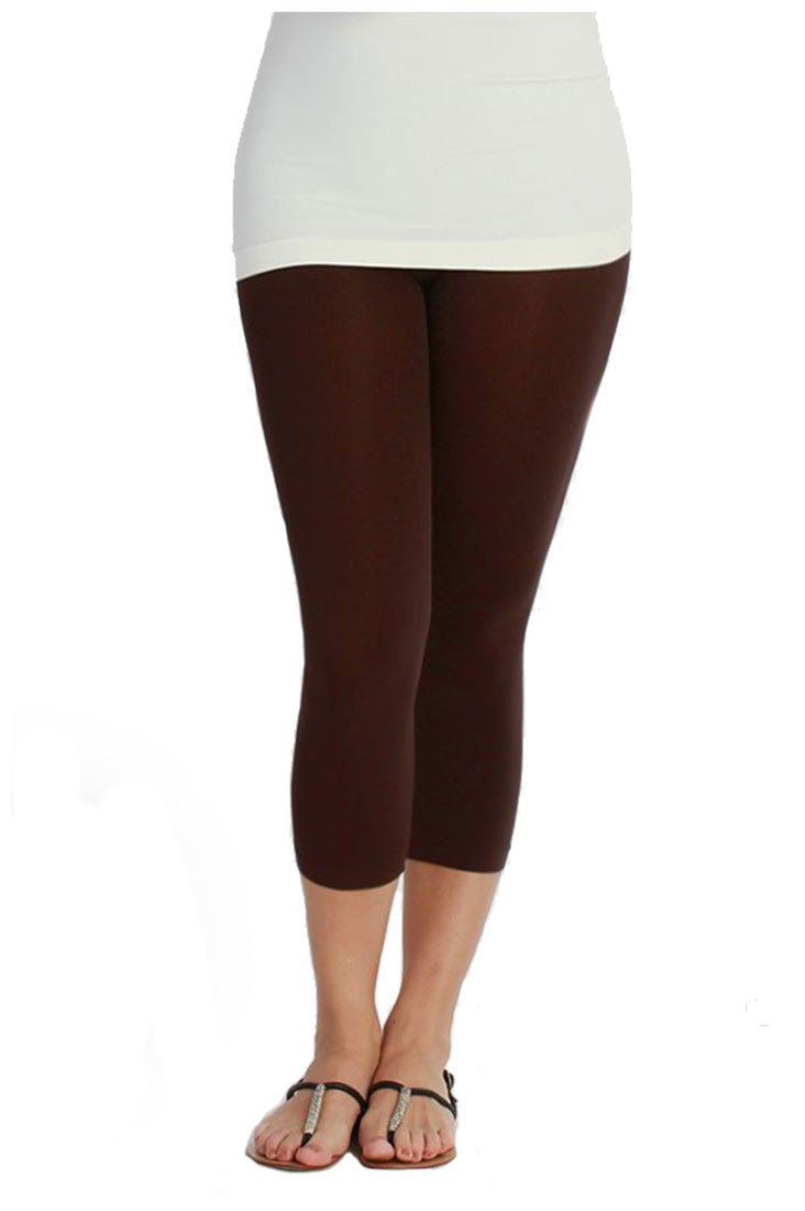 Nikibiki Plus Size Seamless Smooth Crop Leggings - Pants sb_bottoms