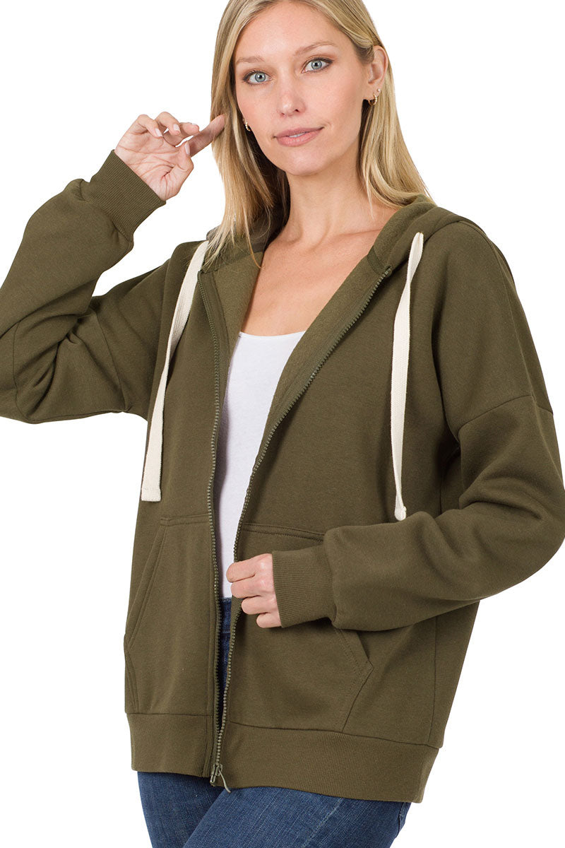 Niobe Clothing Zipper Hoodie Sweat Jacket - Coats & Jackets sb_outerwear