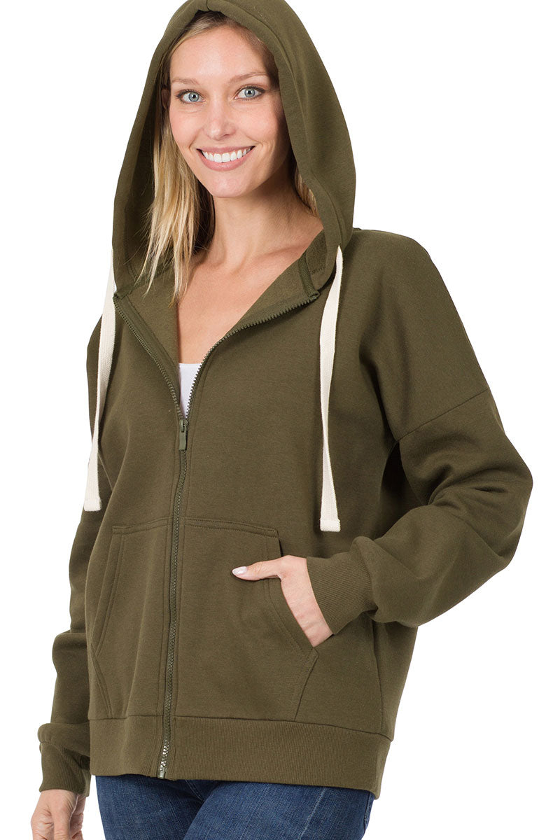 Niobe Clothing Zipper Hoodie Sweat Jacket - Coats & Jackets sb_outerwear