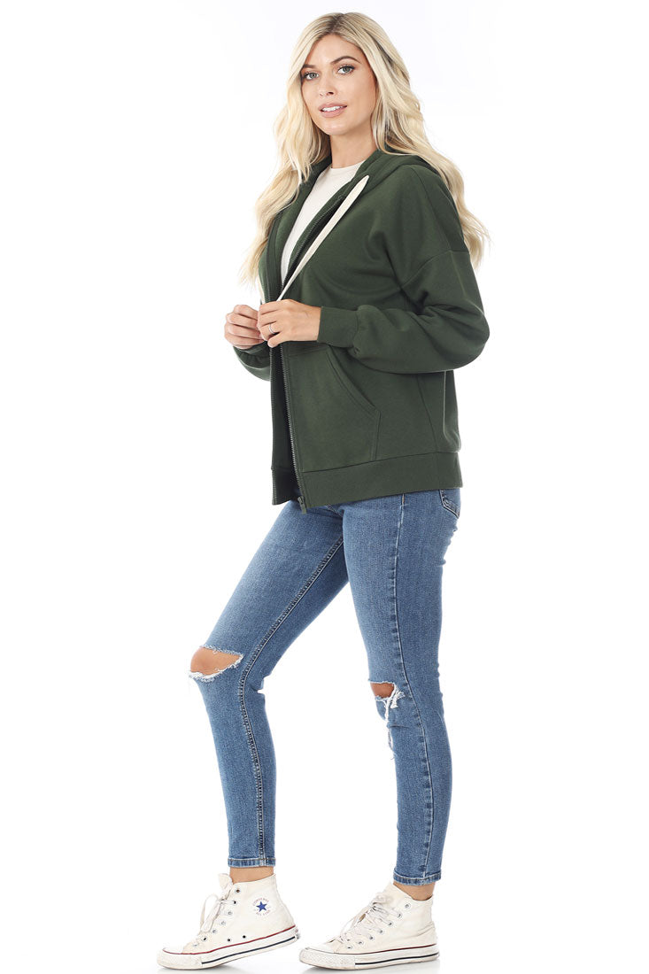 Niobe Clothing Zipper Hoodie Sweat Jacket - Coats & Jackets sb_outerwear