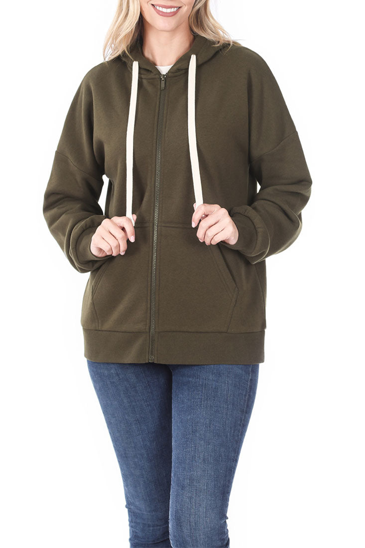 Niobe Clothing Zipper Hoodie Sweat Jacket - Coats & Jackets sb_outerwear
