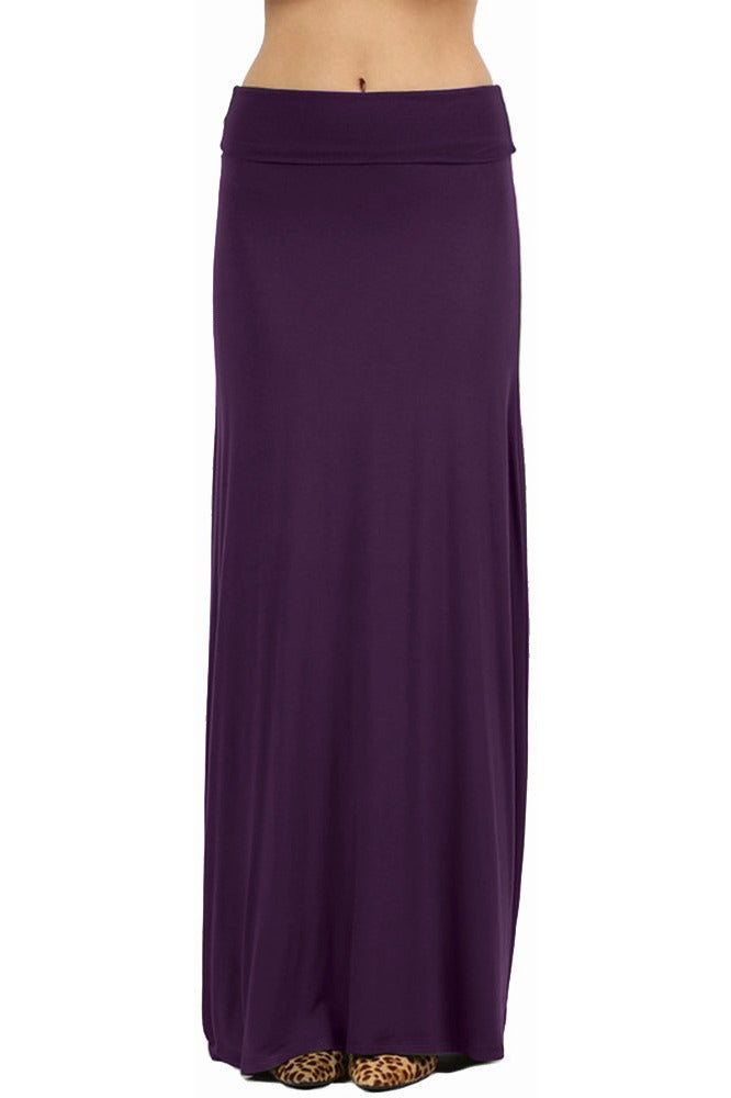 Zenana Draped Rayon Maxi Skirt - Skirts sb_bottoms