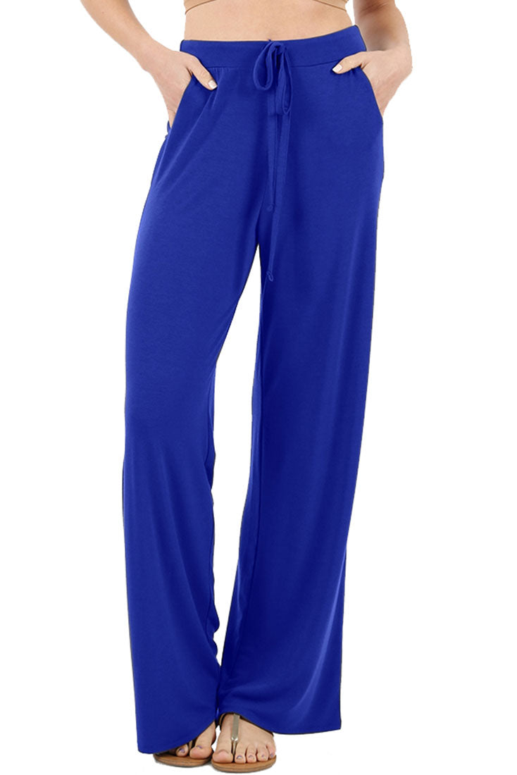Zenana Casual Loose Fit Comfortable Lounge Pajama Pants - sb_bottoms