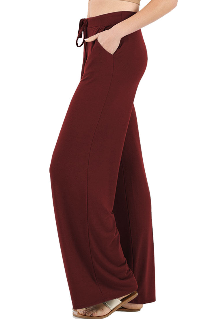 Zenana Casual Loose Fit Comfortable Lounge Pajama Pants - sb_bottoms