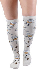 K. Bell Coffee Break Knee High Socks - Socks