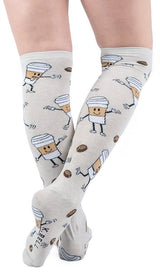 K. Bell Coffee Break Knee High Socks - Socks