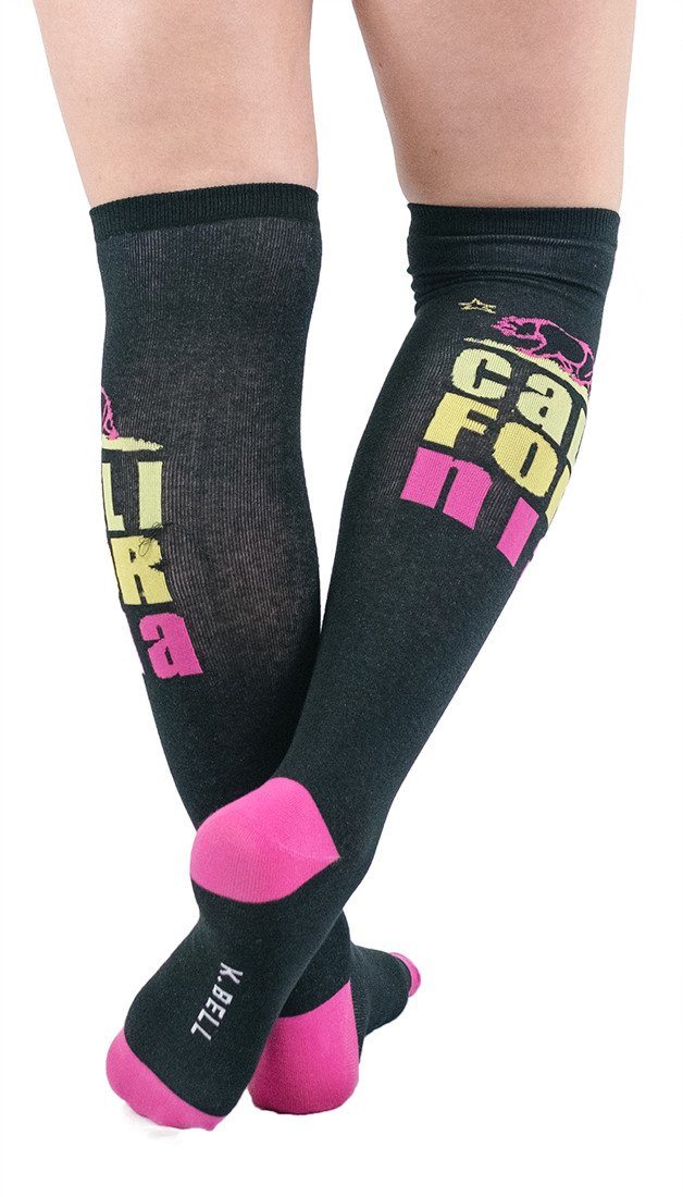 K. Bell California Knee High Socks - Socks