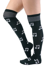 K. Bell Musical Notes Knee High Socks - Socks
