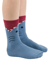 K. Bell Shark Crew Socks - Socks