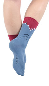 K. Bell Shark Crew Socks - Socks