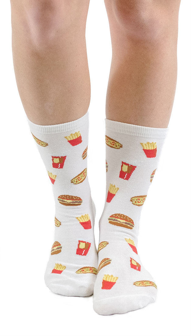K. Bell Comfort Foods Crew Socks - Socks