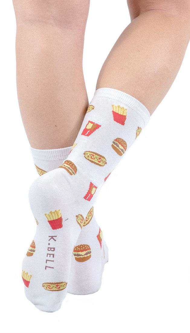 K. Bell Comfort Foods Crew Socks - Socks