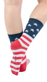 K. Bell American Flag Crew Socks - Socks