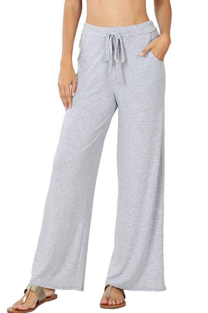 Zenana Casual Loose Fit Comfortable Lounge Pajama Pants - sb_bottoms
