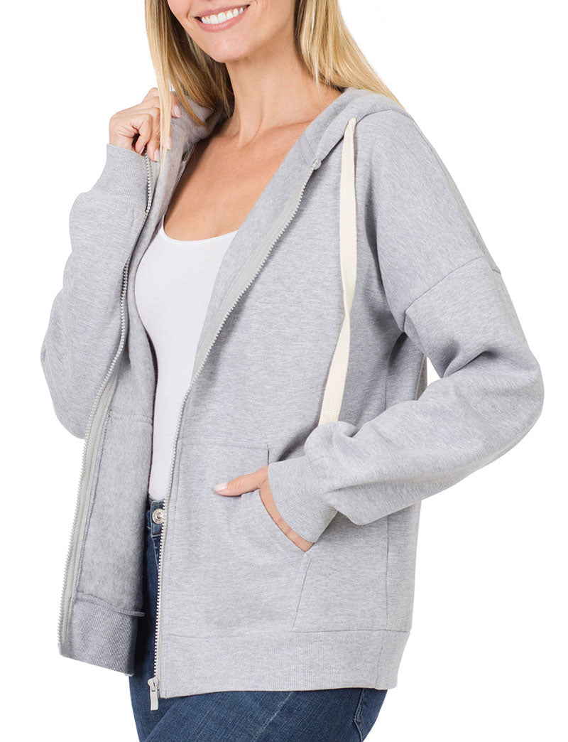 Niobe Clothing Zipper Hoodie Sweat Jacket - Coats & Jackets sb_outerwear