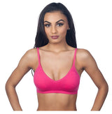 Niobe Clothing Seamless V Neck Padded Bralette - Bras