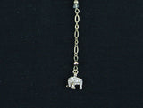 Love to Love Lariat in Topaz with Gold Elephant Necklace- Niobe Clothing