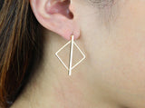 Lindsay Earring in Gold Earrings- Niobe Clothing