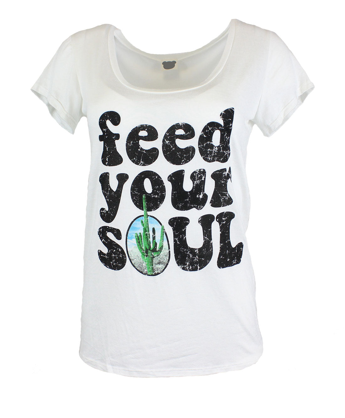 Niobe Clothing Feed Your Soul Scoop Neck Shirt - T-Shirts g_shirts
