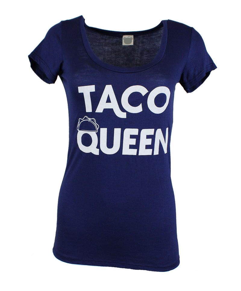 Taco Queen Scoop Neck Shirt Tops- Niobe Clothing
