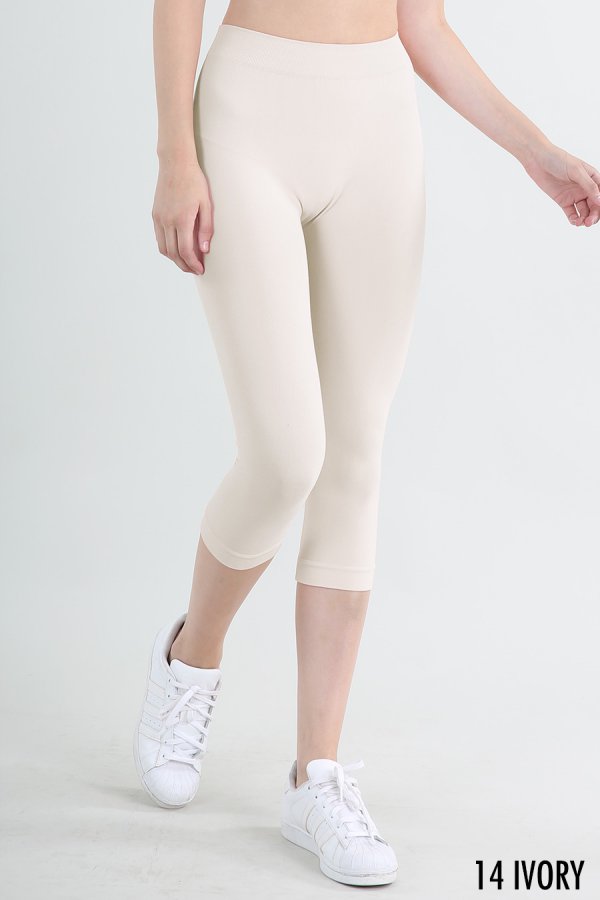 Nikibiki Seamless Nylon Capri Leggings - Leggings sb_bottoms
