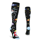 K. Bell Space Monkey Knee High Socks - Socks