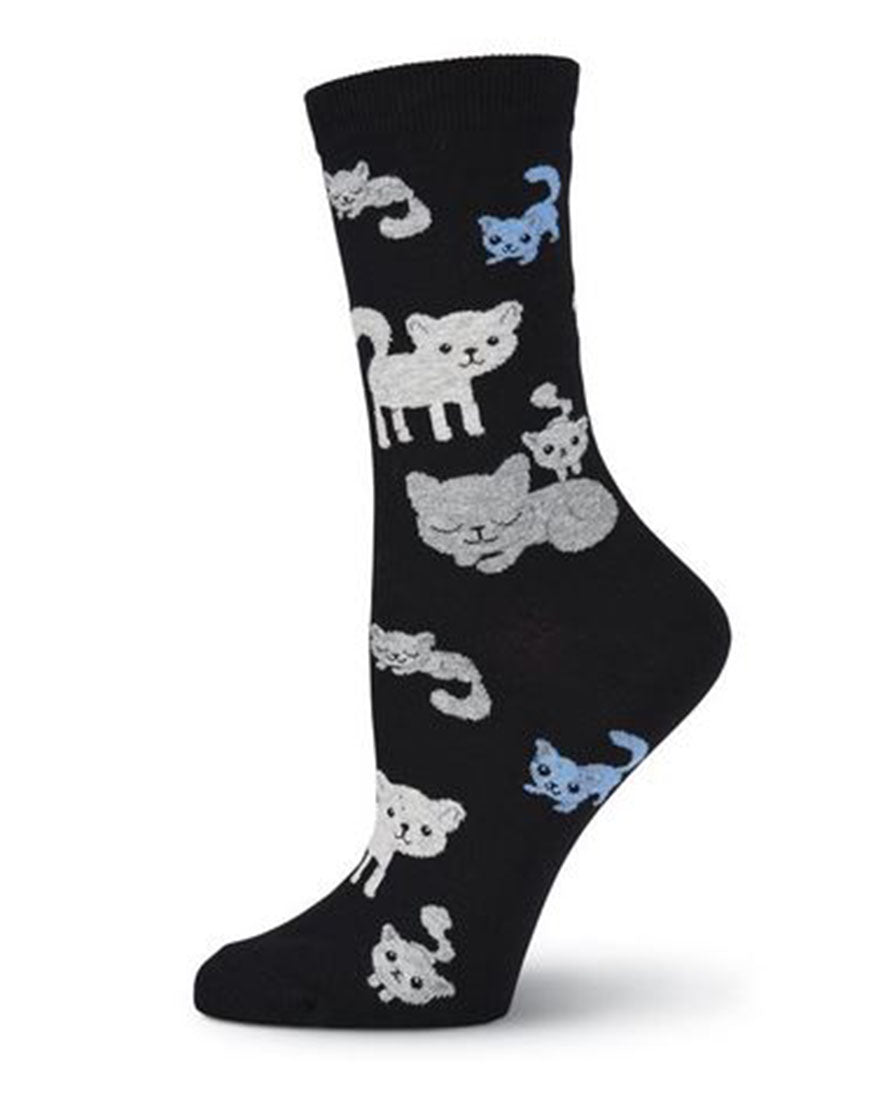K. Bell Kitty Cats Crew Socks - Socks