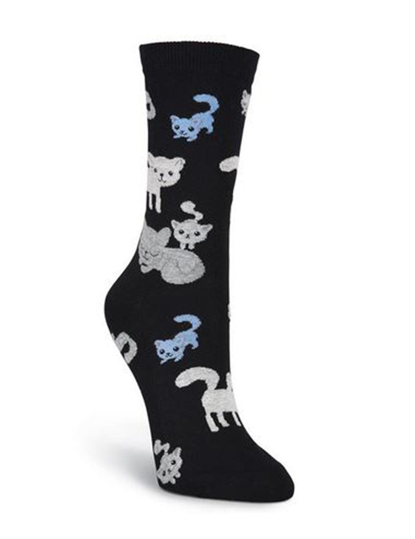 K. Bell Kitty Cats Crew Socks - Socks
